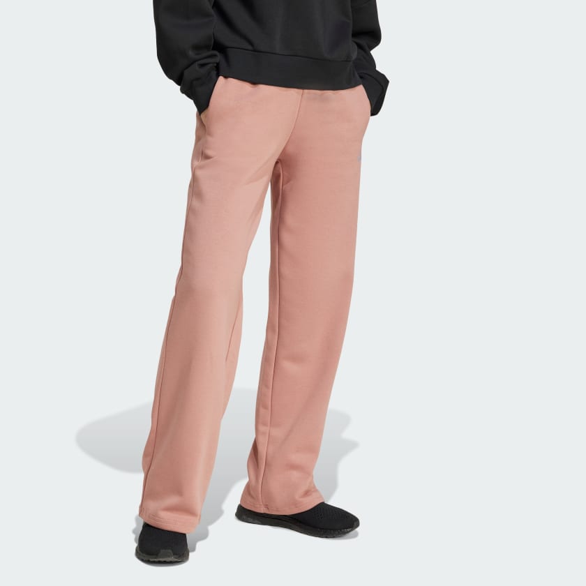 Essentials Small Logo Feel Cozy Open-Hem Pants (Warm Clay)
