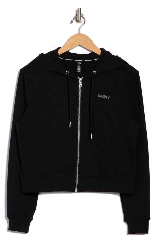 Logo Studded Hoodie (Black)