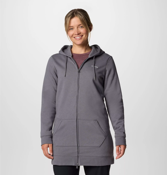 Burr Trail Long Full Zip Hoodie (Gray)