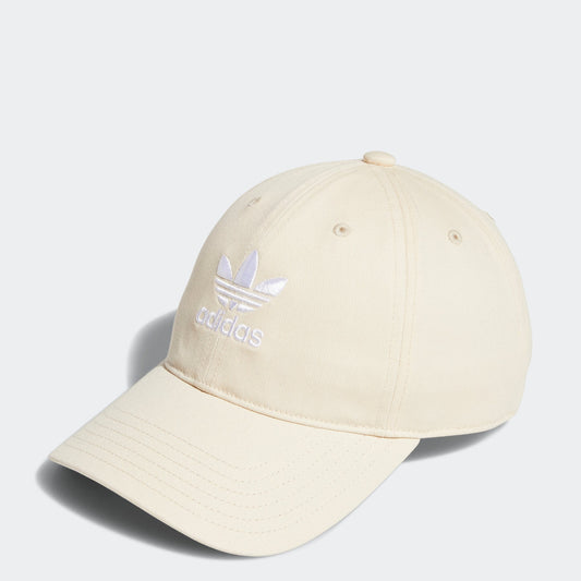 Relaxed Strap-Back Hat (Wonder White)